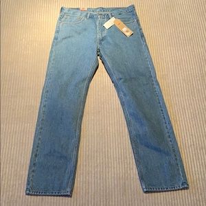 Levi 505 straight leg light denim jeans